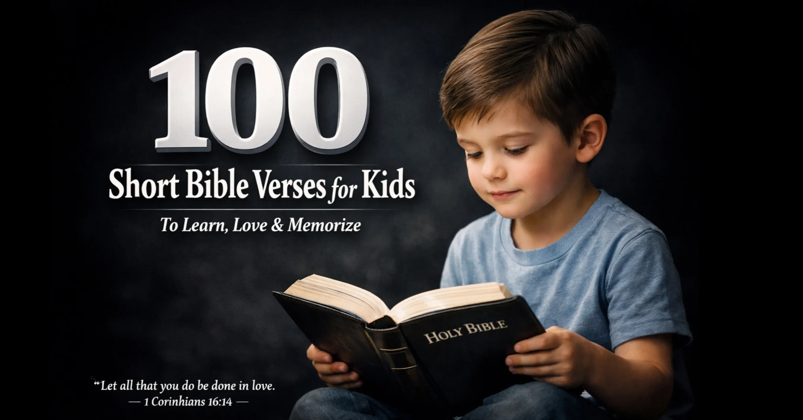 100 Short Bible Verses for Kids to Learn, Love, and Memorize