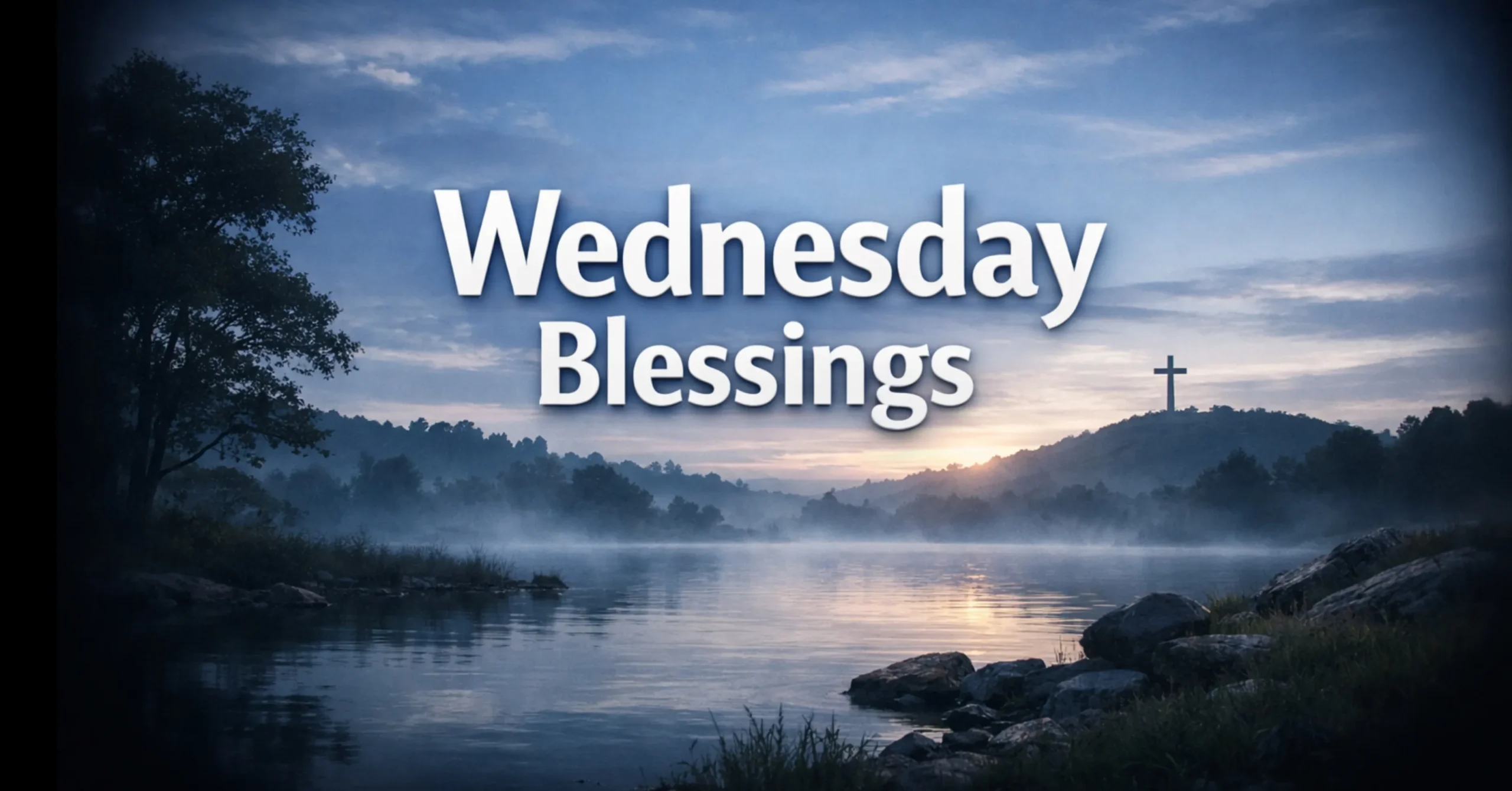 Heartfelt Wednesday blessings with faith, prayer, peace, and hope in God