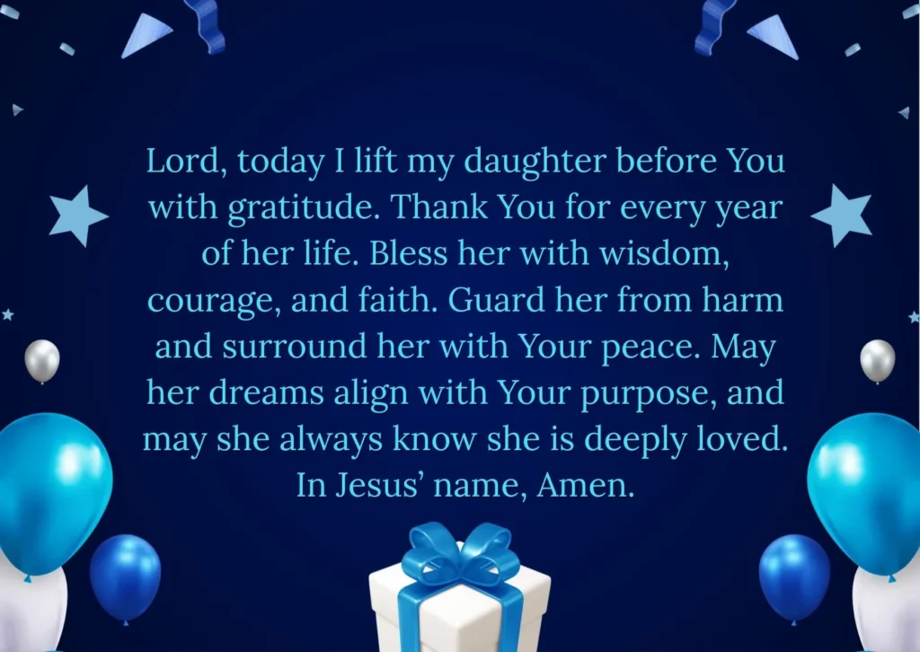 A Birthday Prayer for My Daughter