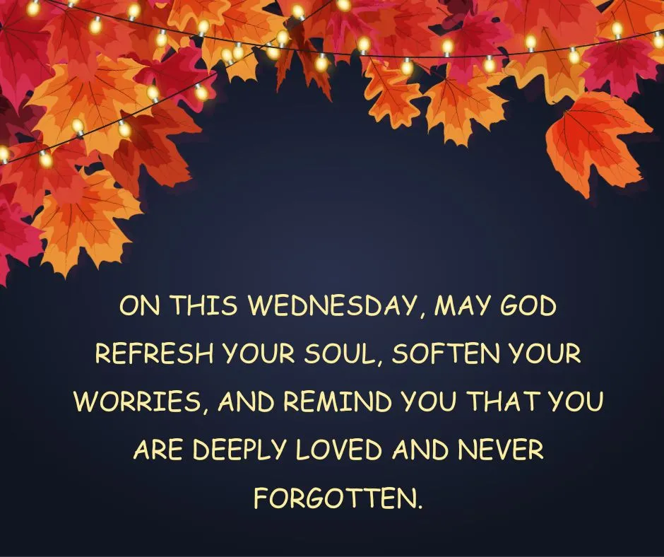 Happy Wednesday blessings image with positive and uplifting message