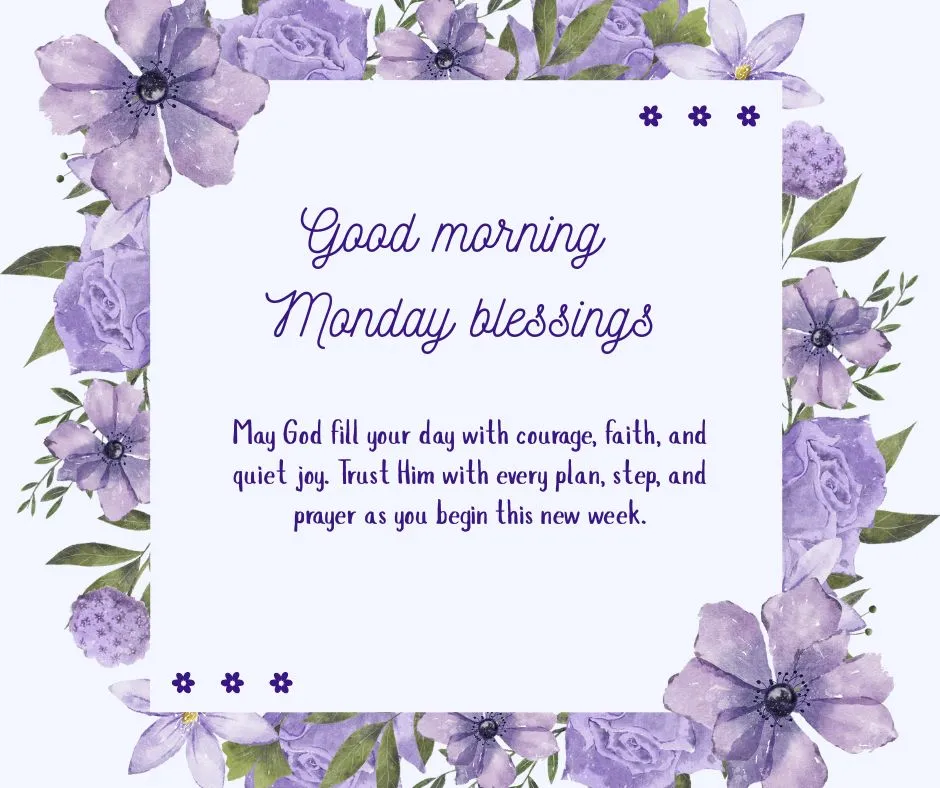 Monday blessings