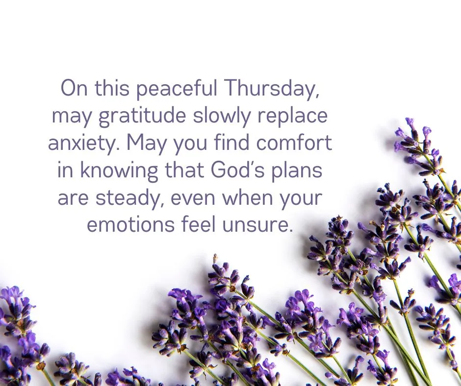 Romantic and spiritual Thursday blessing image for someone you deeply care about