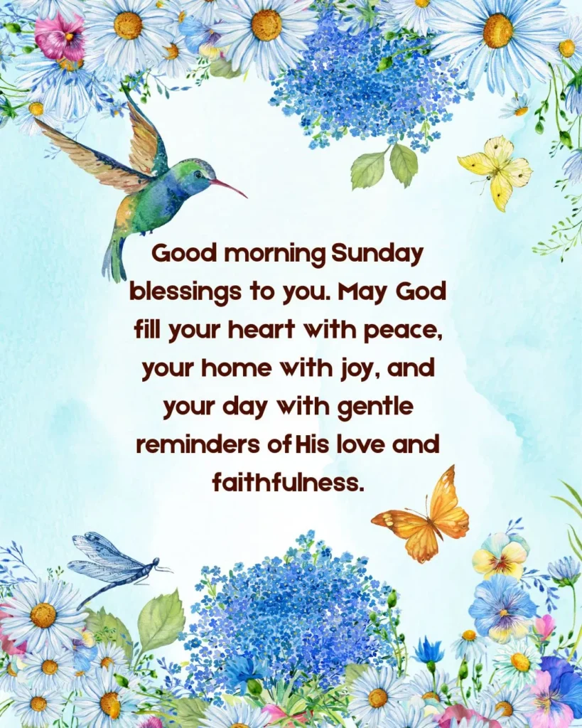 Sunday Blessings Good Morning