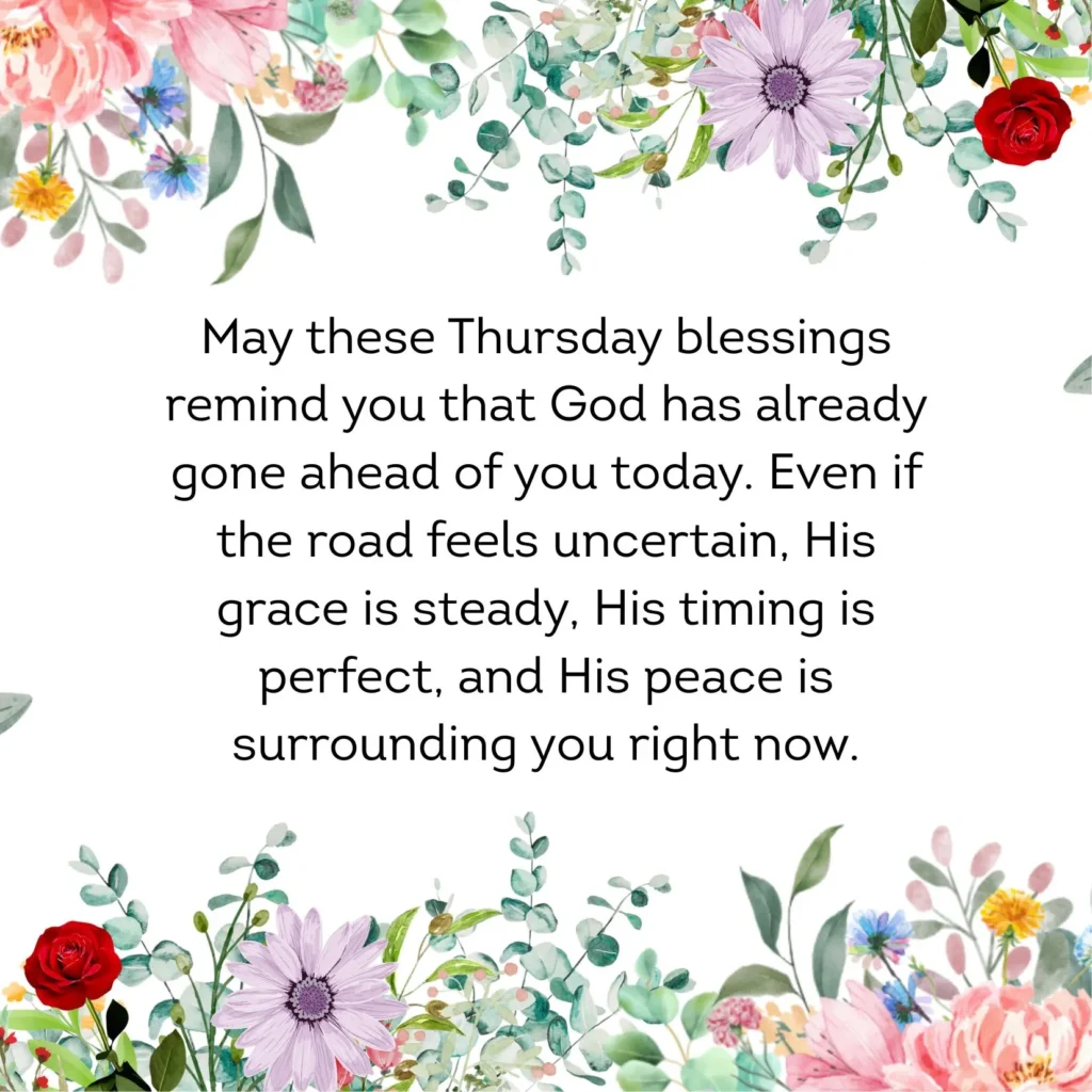Thursday blessing image sharing emotional support, faith, and quiet strength