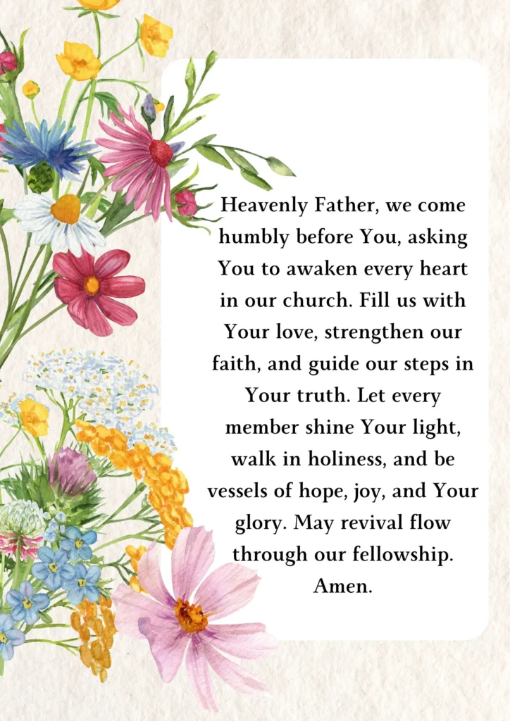 40 Prayer Points for Church Growth Prayer for church revival and unity, church growth strategies, prayers for church growth