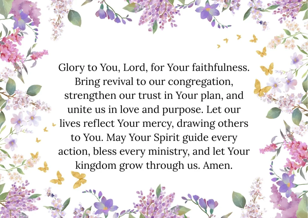 40 Prayer Points for Church Growth Prayer for revival and renewed devotion, church growth scriptures, praying for church growth scriptures