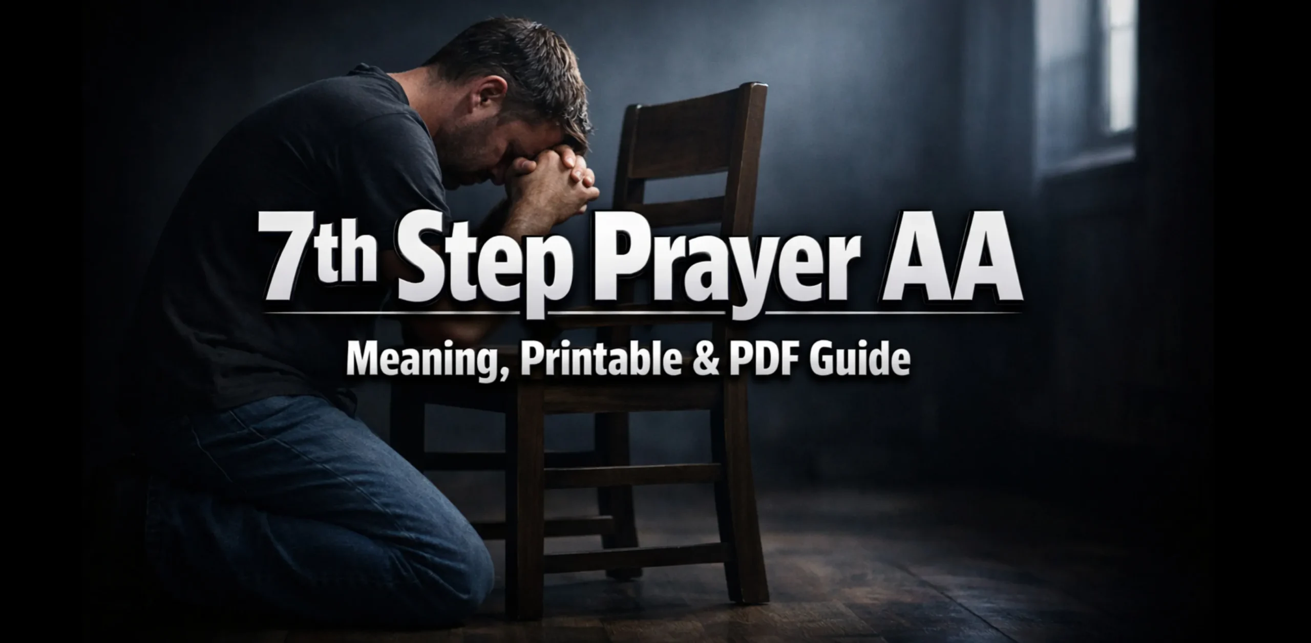 7th Step Prayer AA (Full Big Book Text, Meaning, Printable & PDF Guide)
