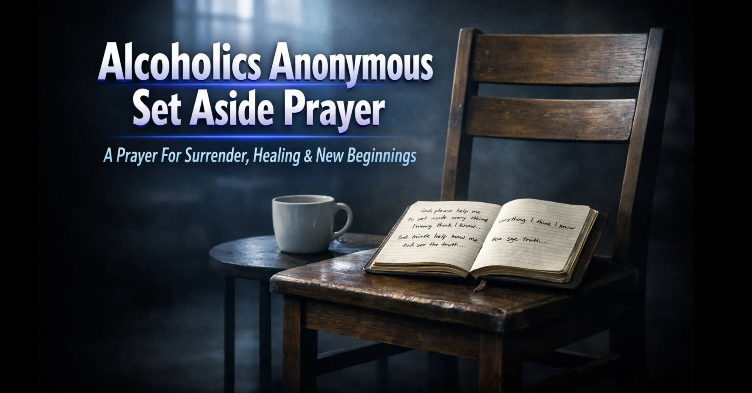 Alcoholics Anonymous Set Aside Prayer for Recovery