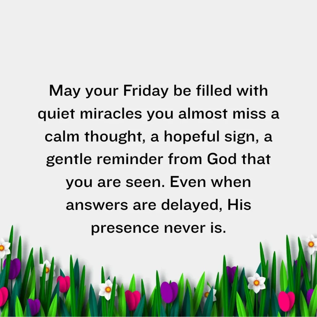 Encouraging Friday blessings image focused on faith, strength, and God’s promises for today