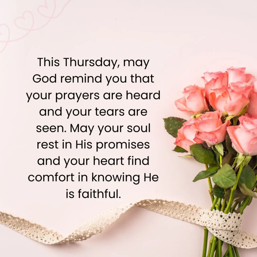 Good morning happy Thursday blessings image reminding you of God’s love and new mercies