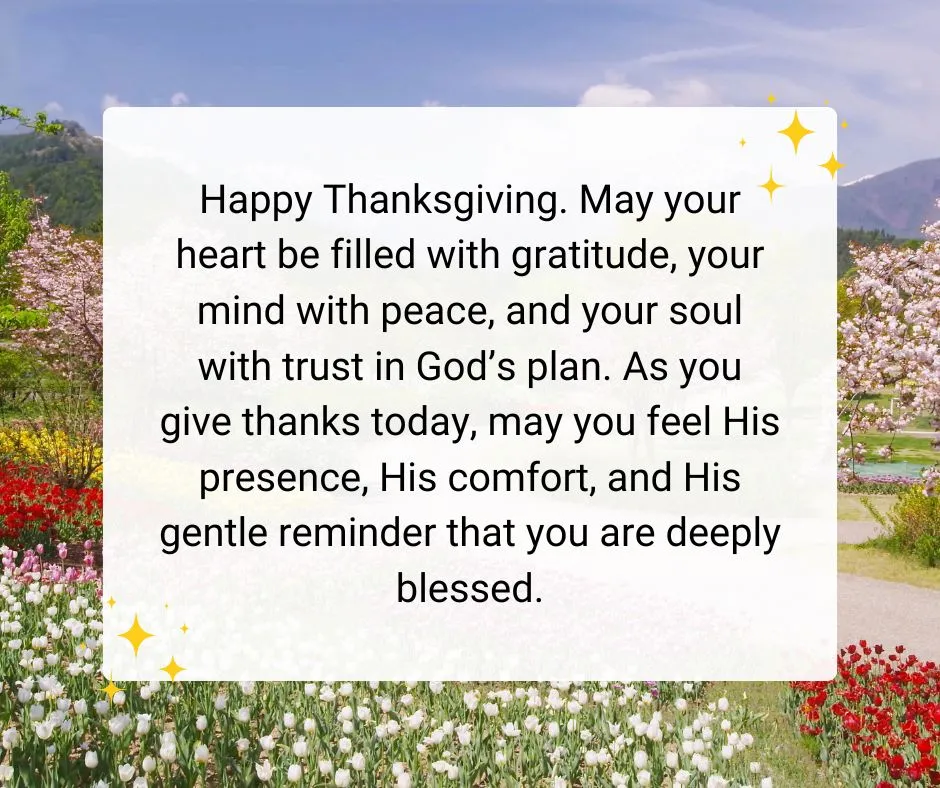Happy thanksgiving blessings quotes religious inspirational