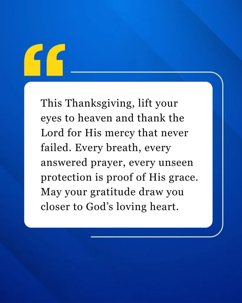 Religious happy thanksgiving blessings quotes with God’s grace