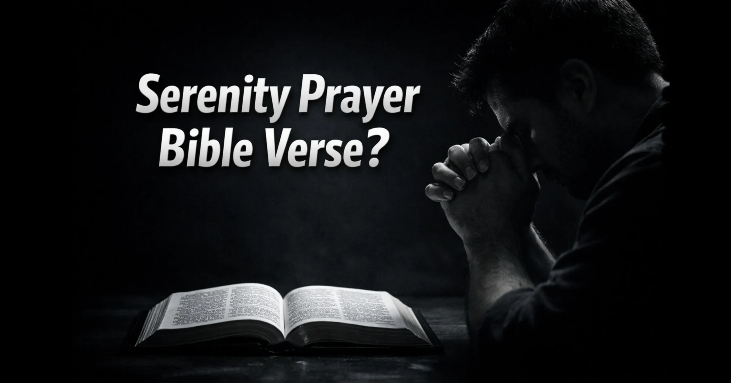 serenity prayer bible verse