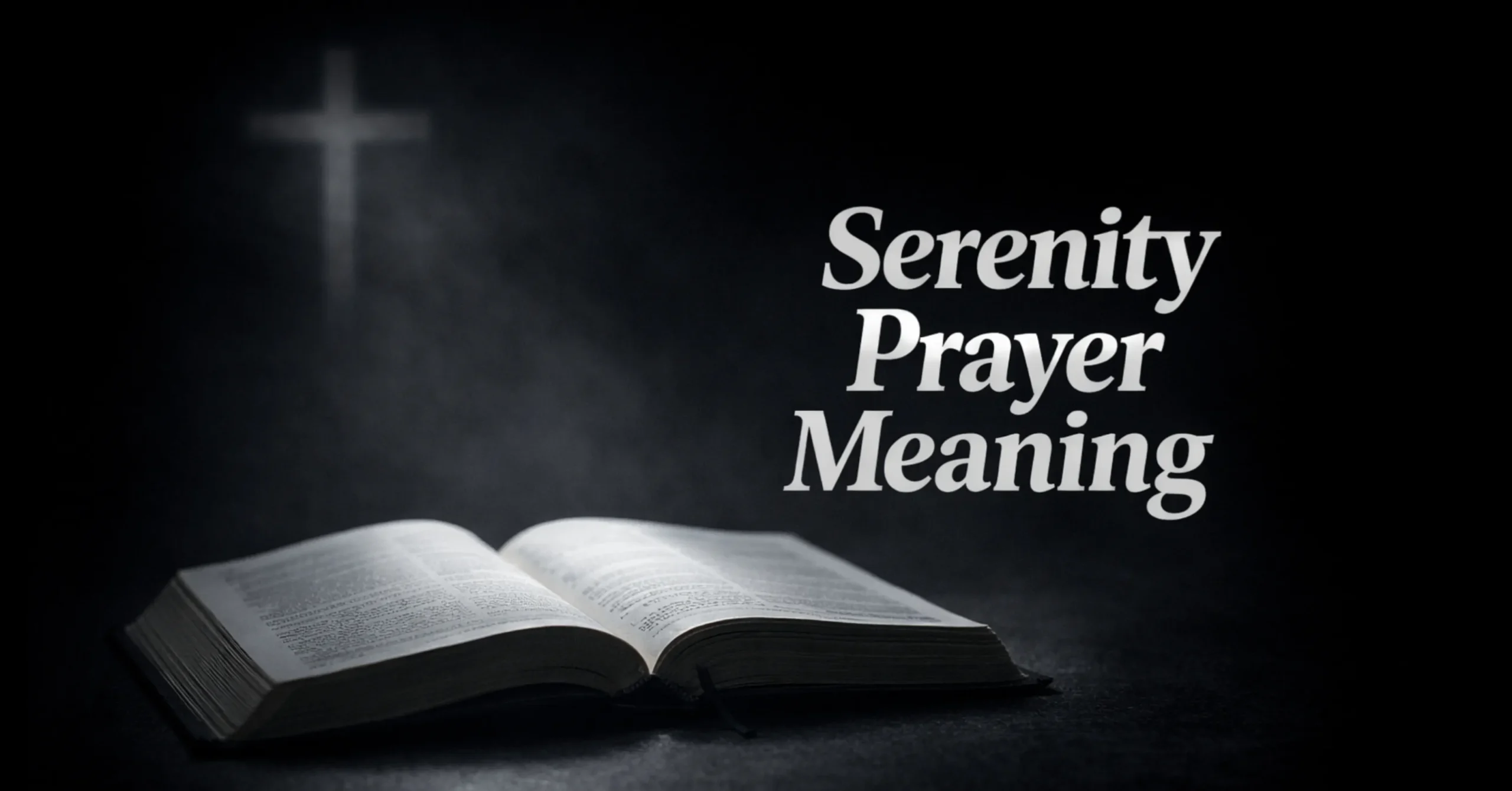 Serenity Prayer Meaning explained with peace, acceptance, and trust in God