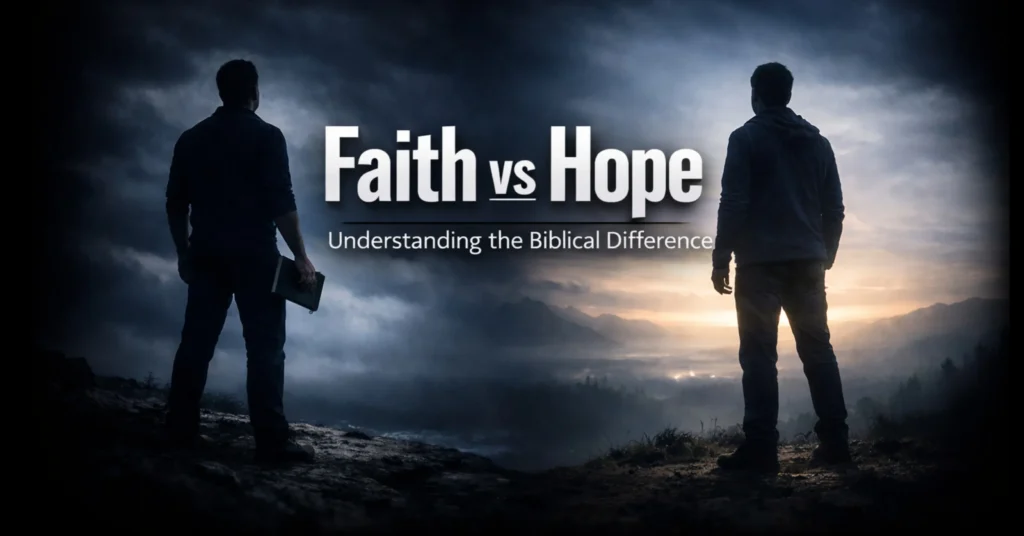 What Is Difference Between Faith and Hope? (Biblical Meaning Explained ...
