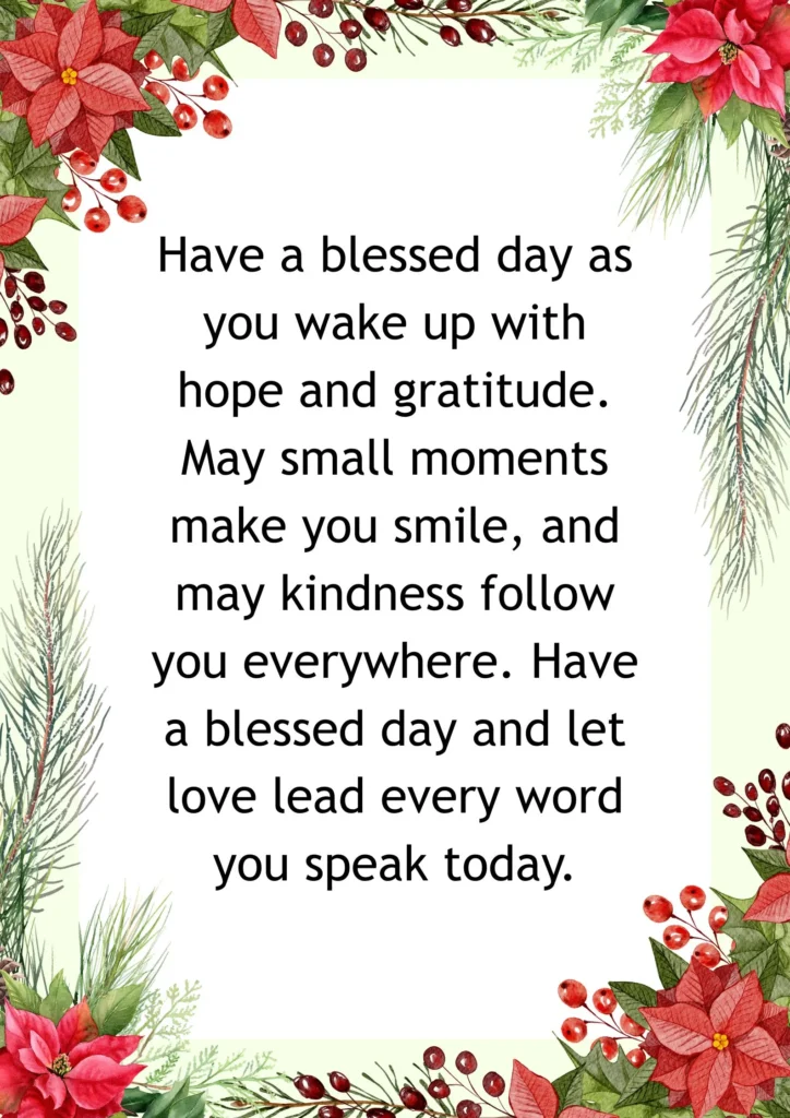 have a blessed day images and quotes with calm sky and faith based message