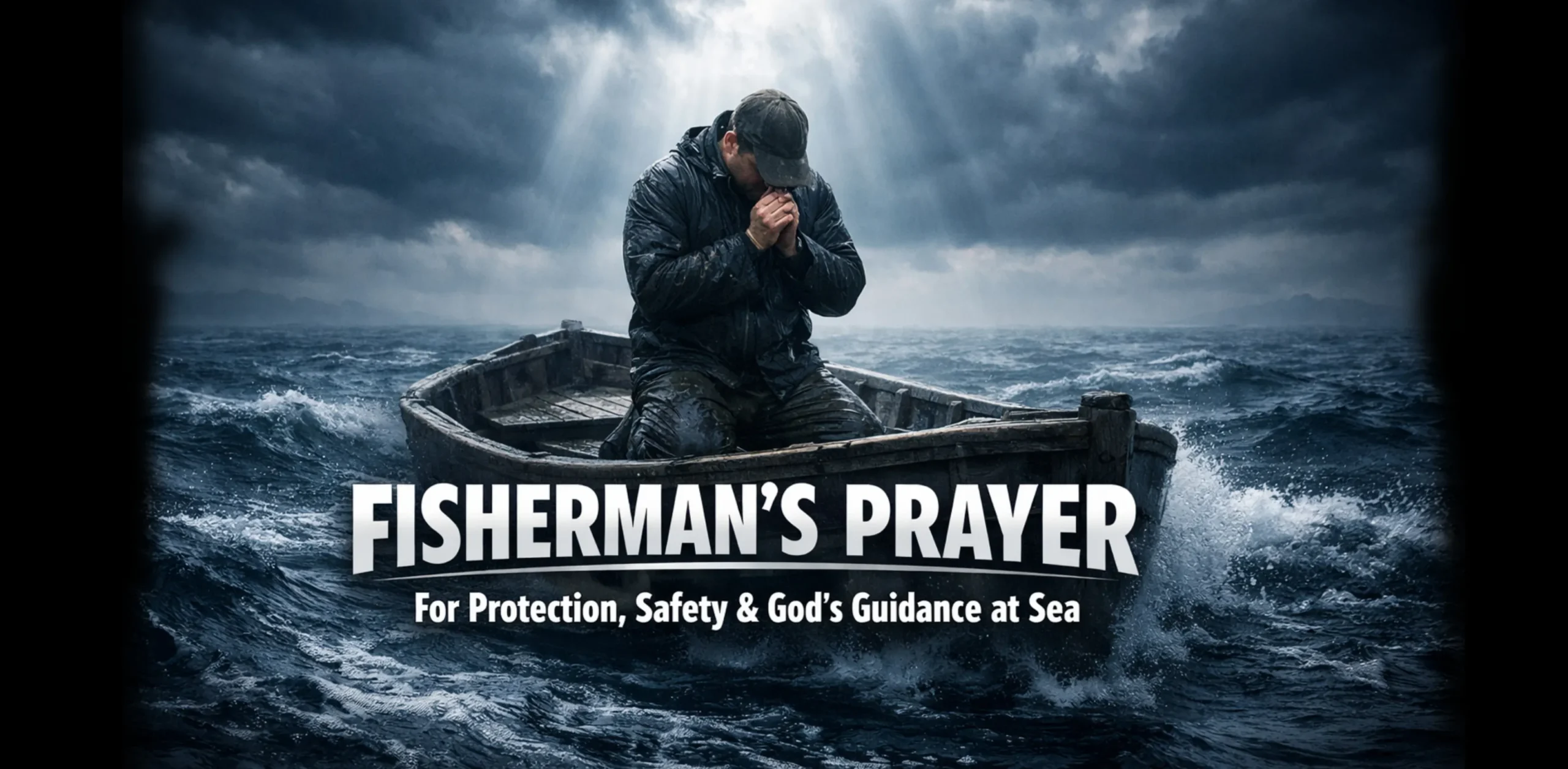 fisherman's prayer for protection safety and guidance at sea
