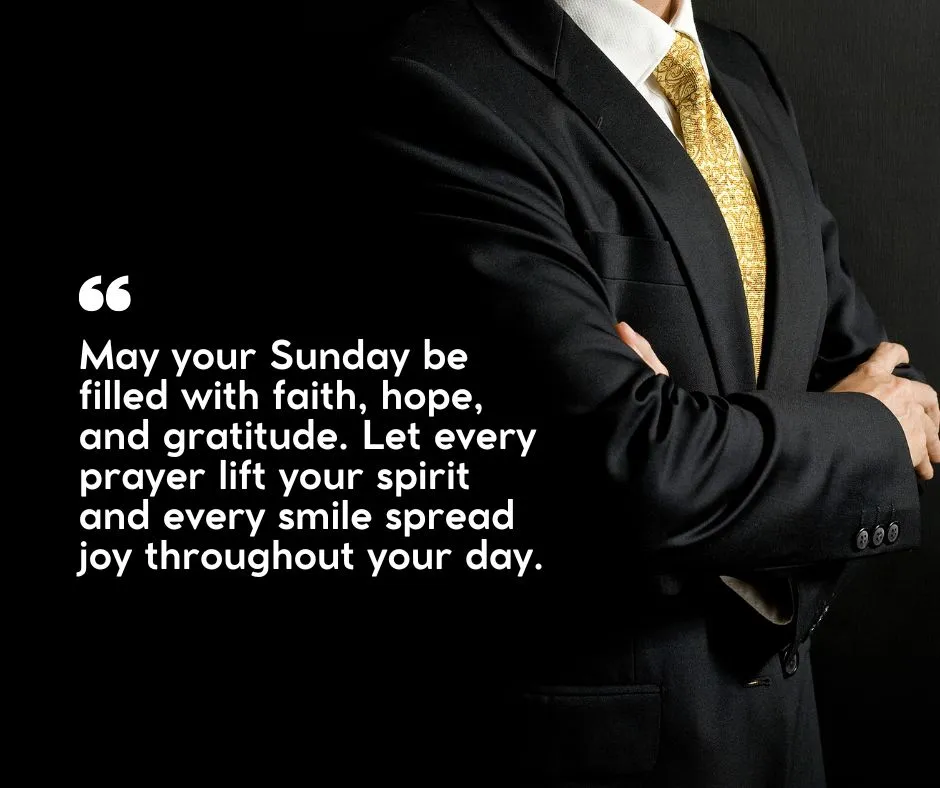 Sunday Blessings Images with Prayers and Quotes On this blessed Sunday, may your heart feel calm, mind peaceful, and soul renewed. Let love and prayers guide you throughout the day.