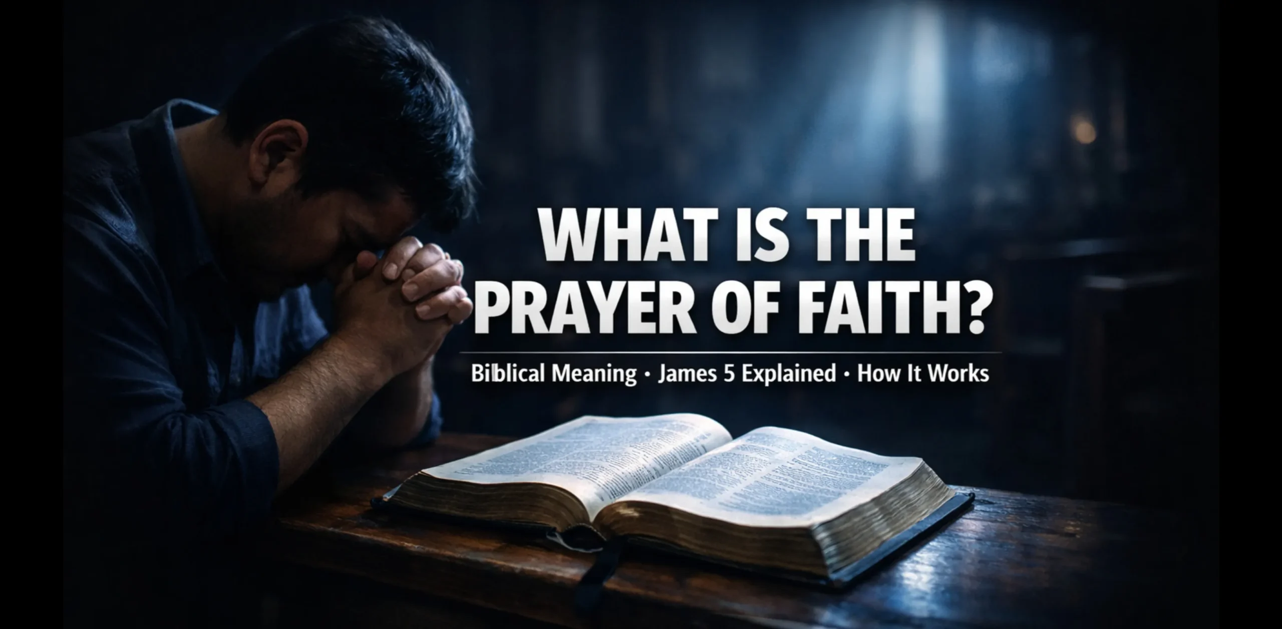 James 5:14–15 Bible verse illustrating what is the prayer of faith, healing, and prayer of the faithful