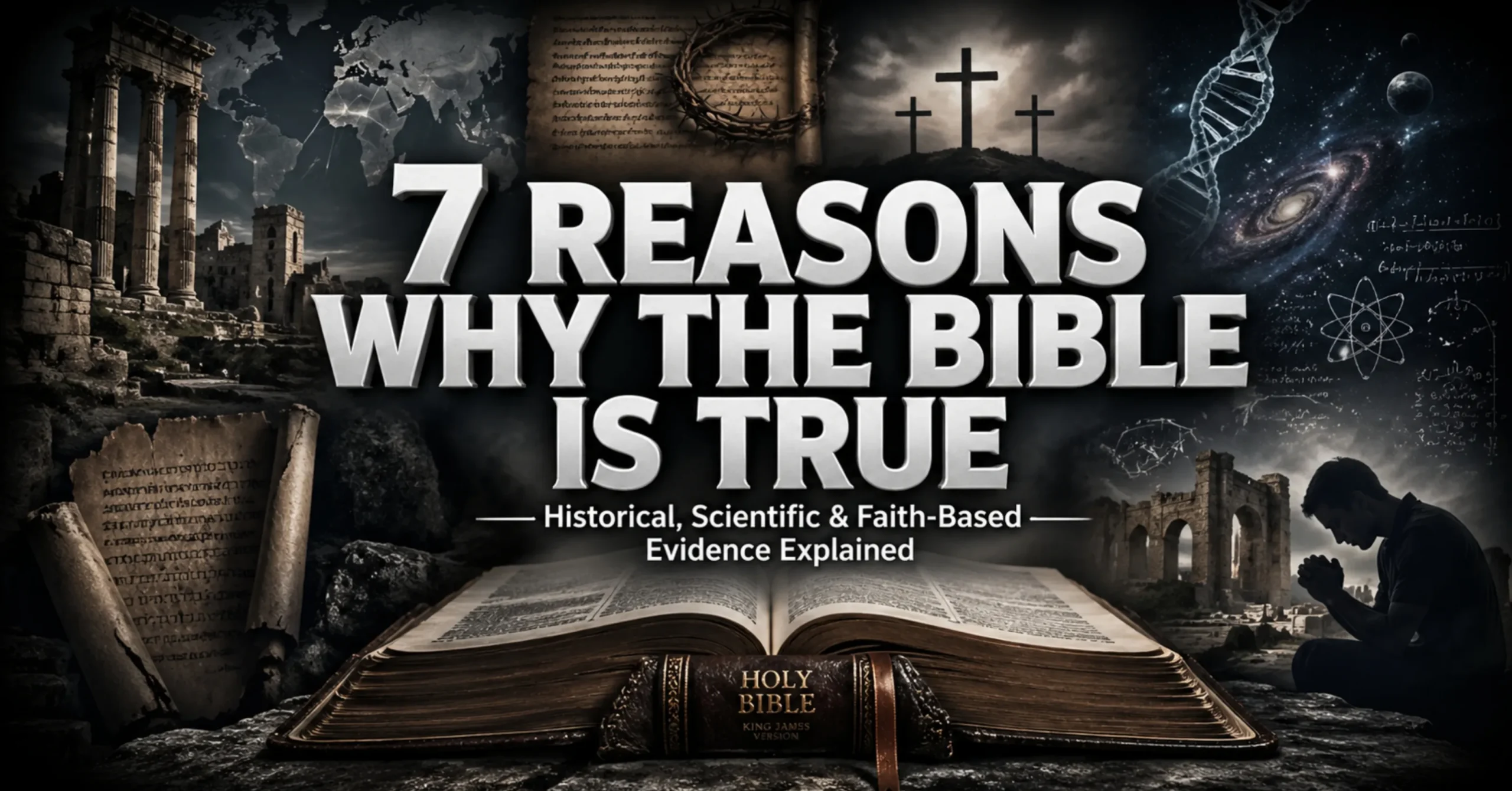 7 reasons why the Bible is true showing historical, scientific and faith based evidence of Bible reliability