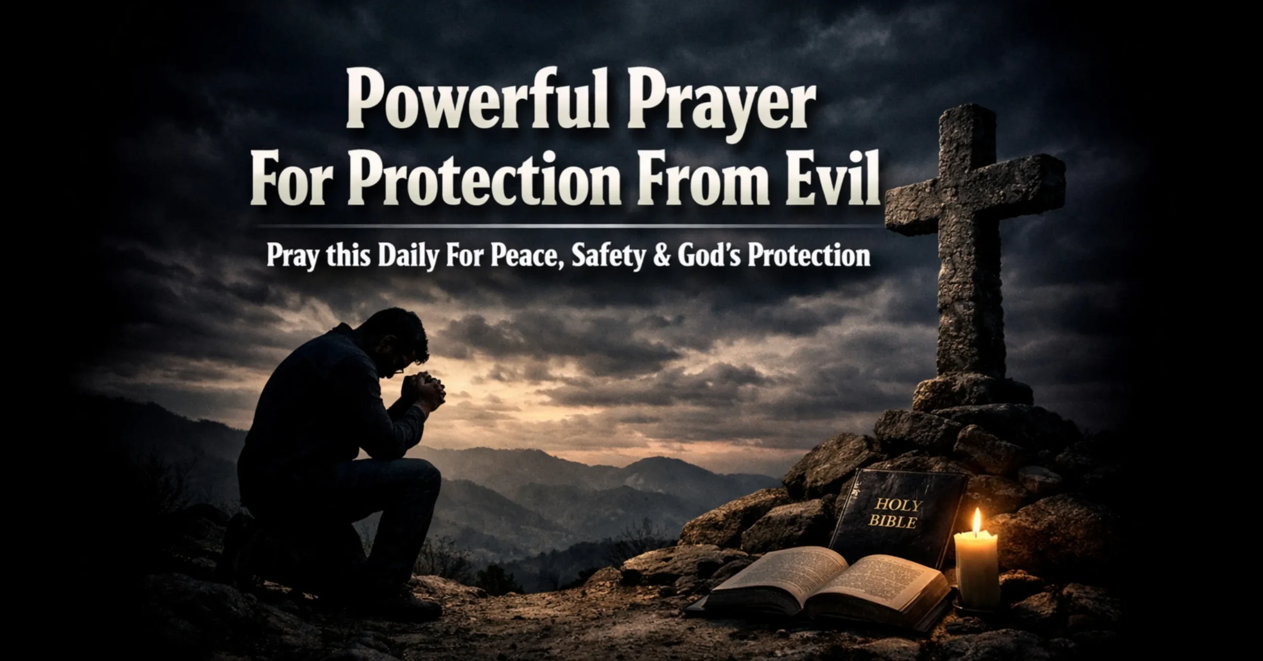 powerful prayer for protection from evil for daily safety and peace