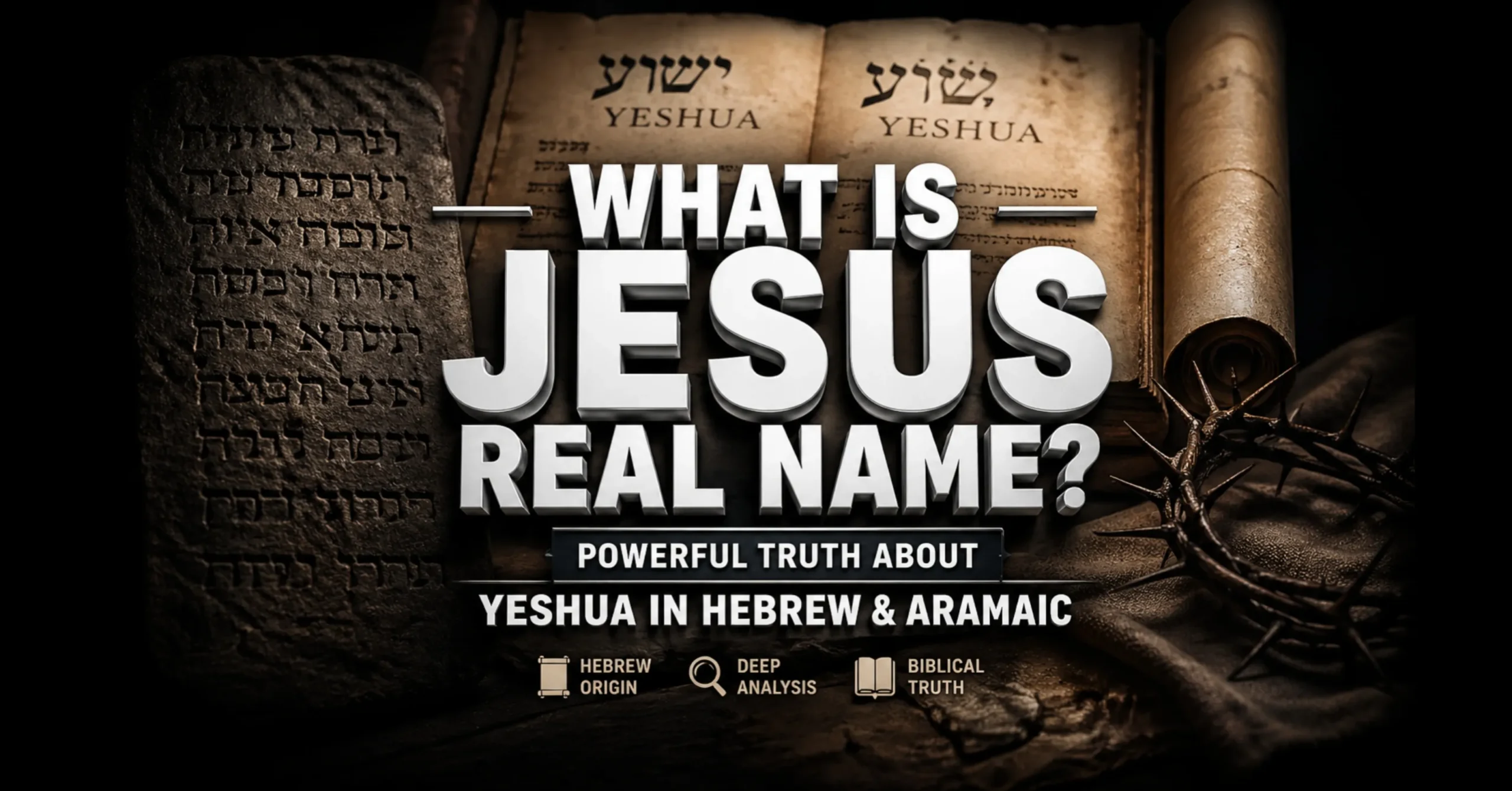what is jesus real name Yeshua Hebrew and Aramaic meaning explained