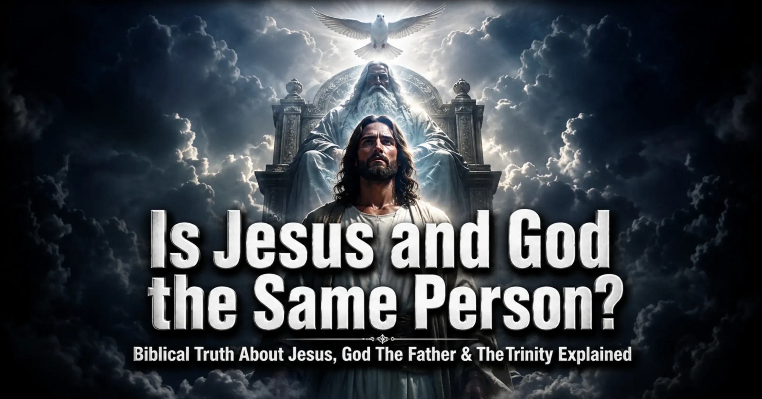 Is Jesus and God the same person biblical explanation with Bible verses about Jesus Christ and the Trinity