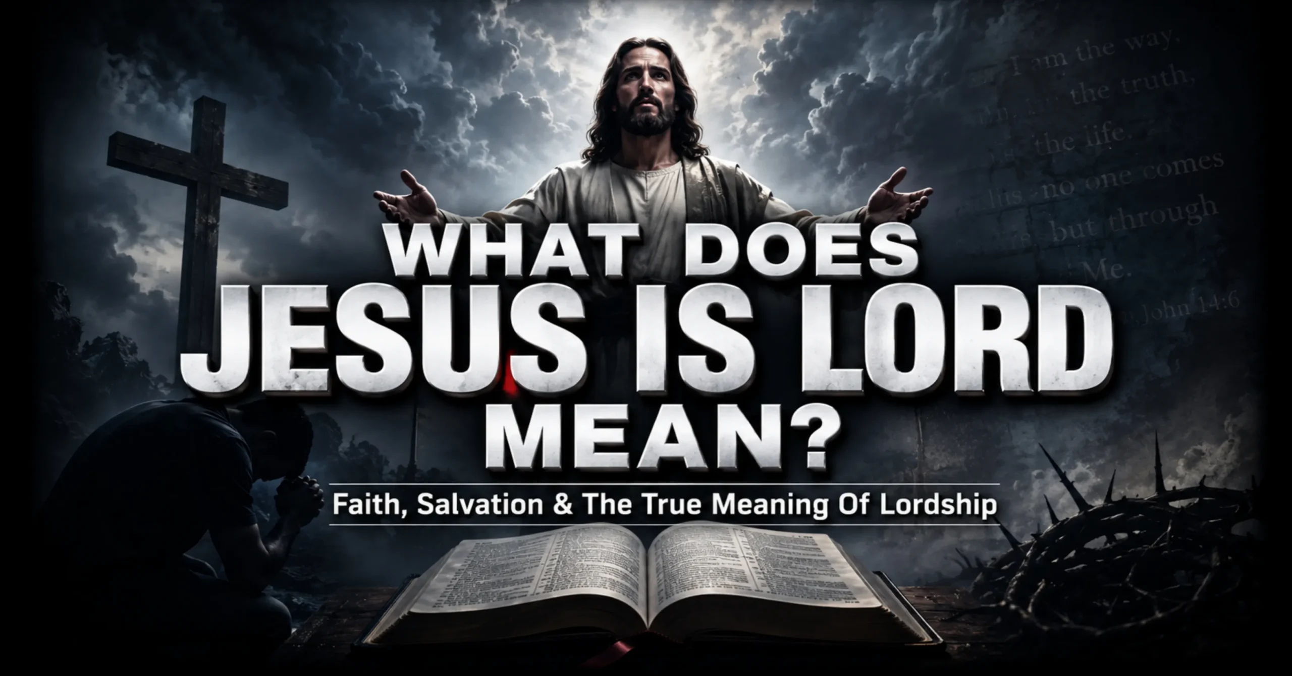 What does Jesus is Lord mean biblical meaning of Jesus Christ as Lord and Savior explained