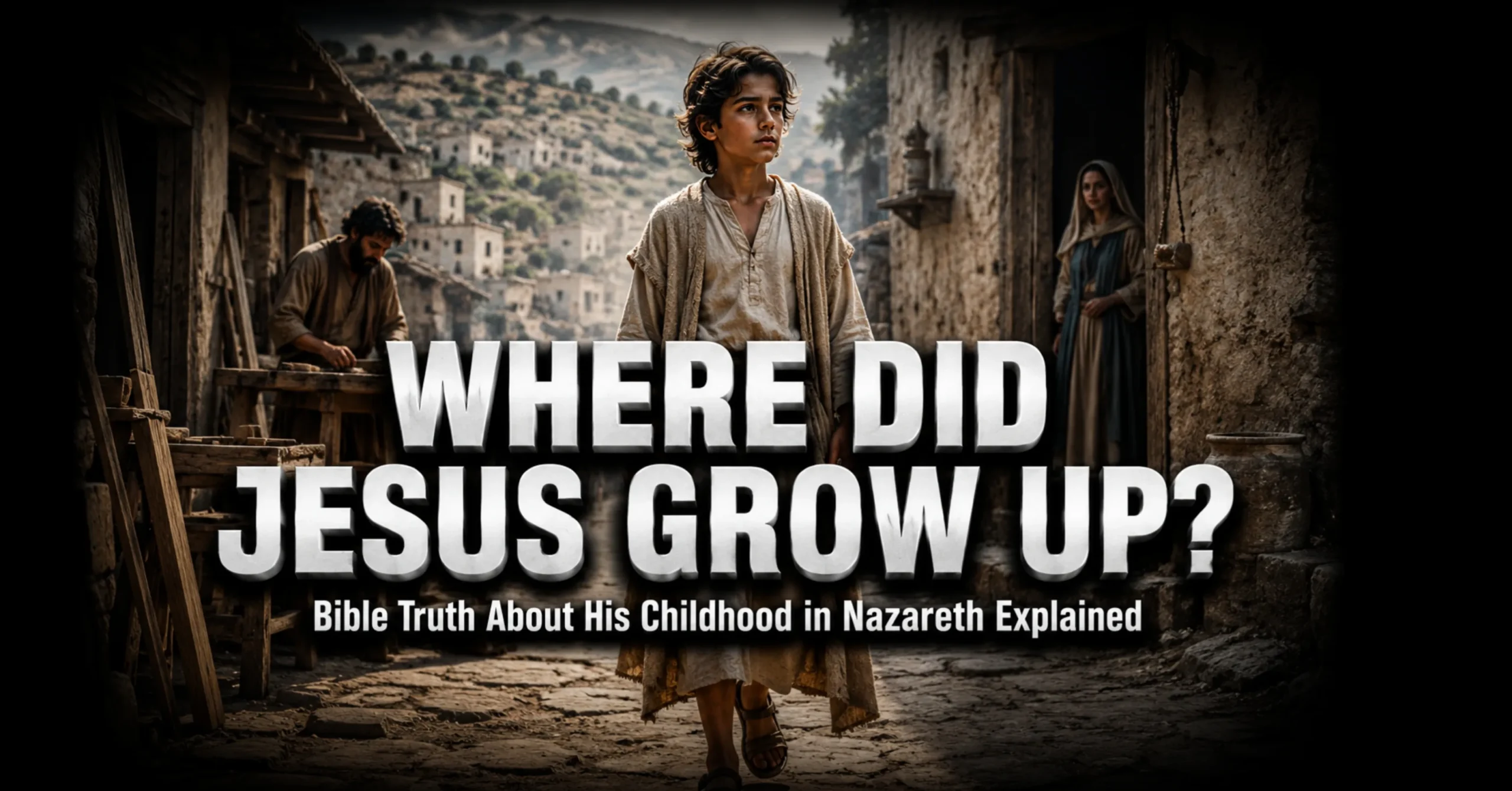 Where did Jesus grow up in Nazareth Bible childhood journey explanation