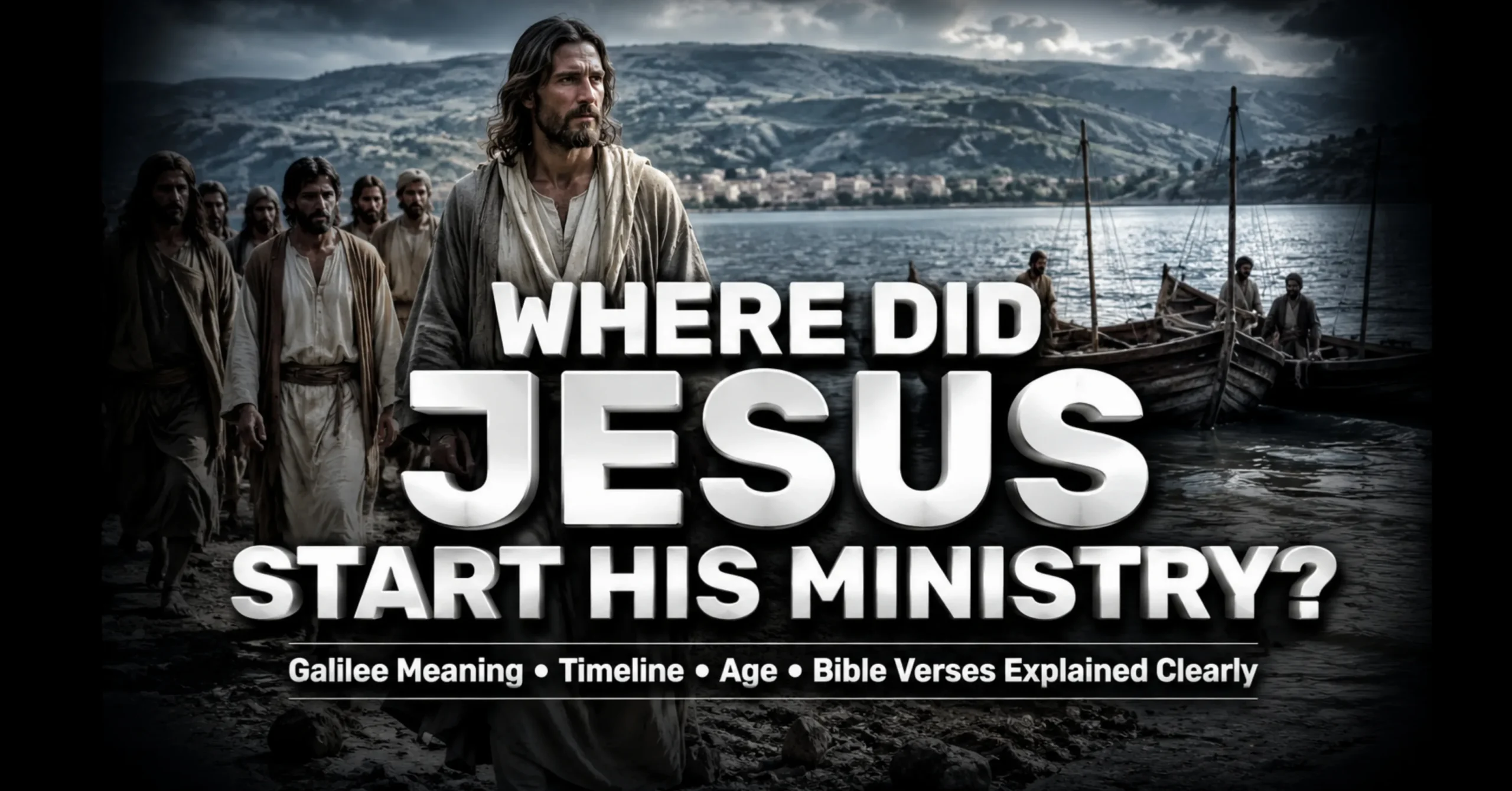 Where did Jesus start his ministry in Galilee Bible explanation map illustration
