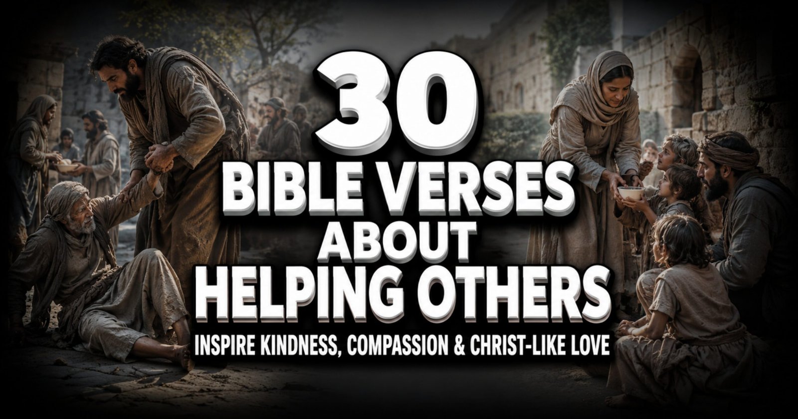 30 Bible verses about helping others with inspiring Scripture on kindness, compassion, and serving those in need
