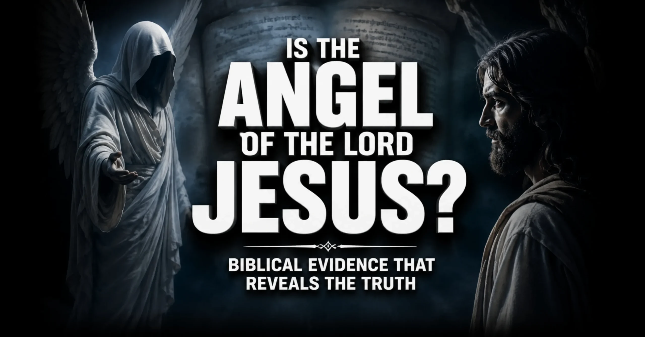 Is the Angel of the Lord Jesus? Biblical illustration showing the Angel of the LORD and Jesus Christ with key Old Testament references