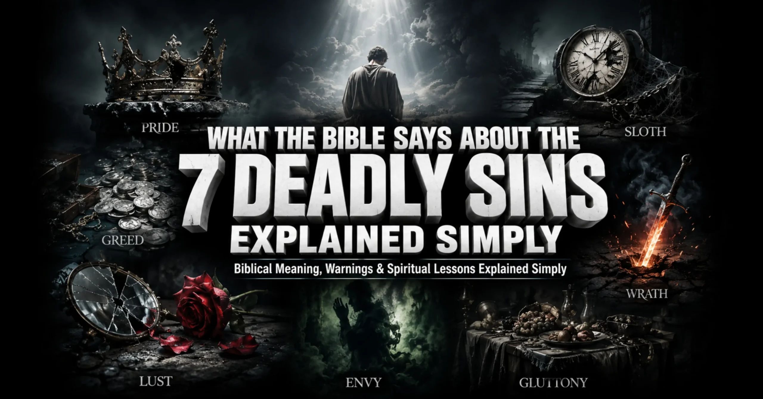 What Are the 7 Deadly Sins in the Bible meaning list and biblical truth explained with pride greed lust envy wrath sloth
