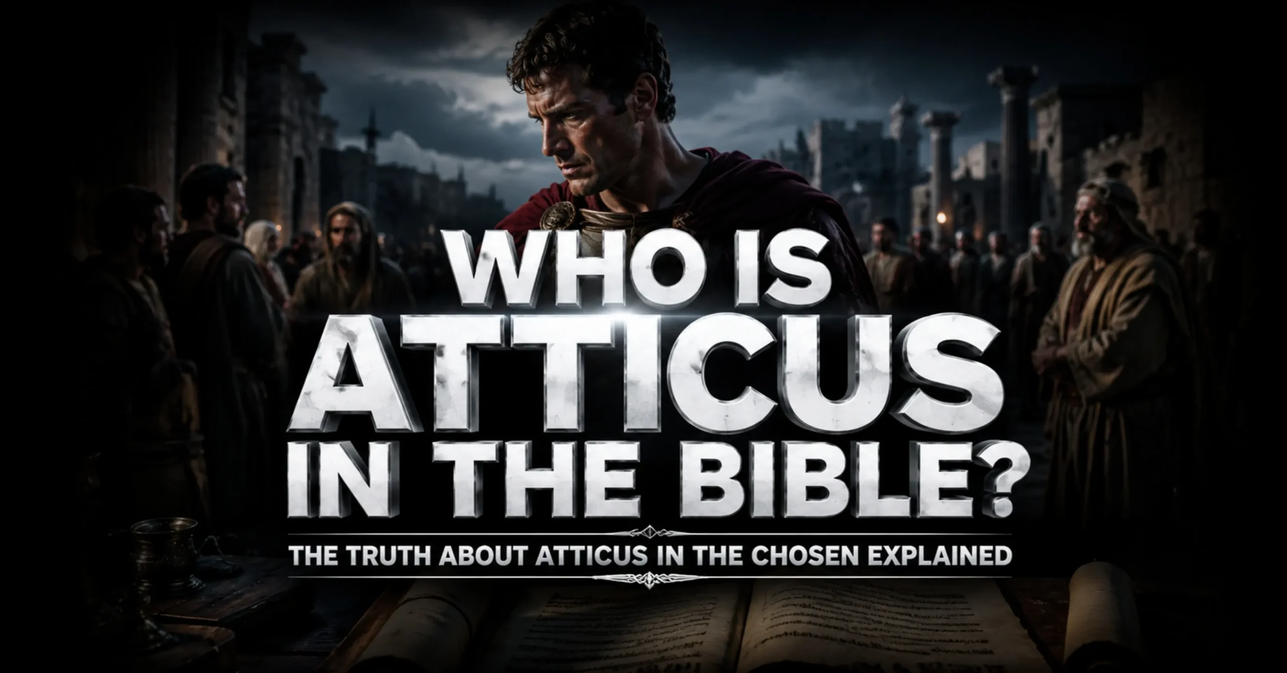 Who is atticus in the bible and Roman officers scene from The Chosen TV show explanation