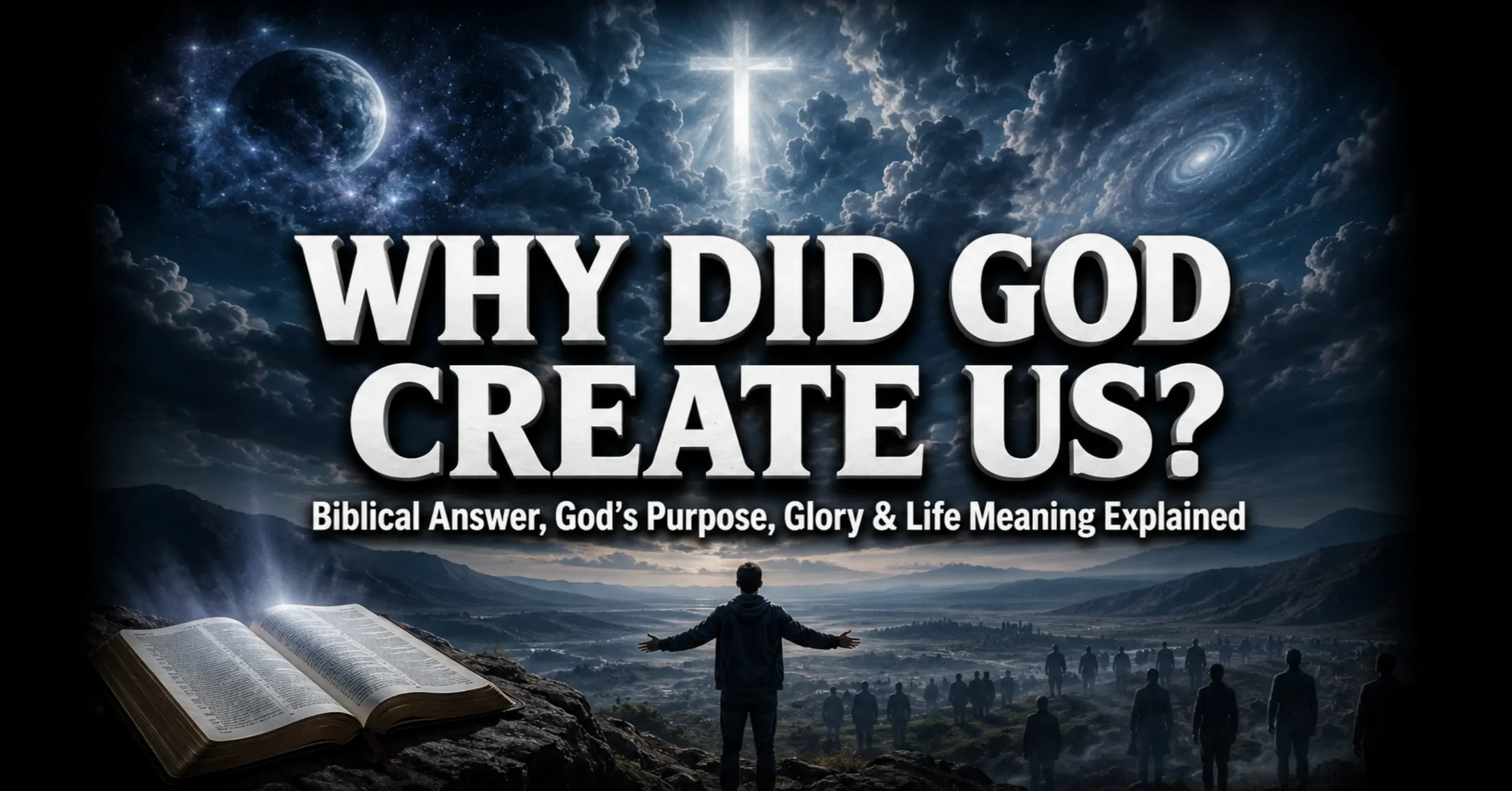 Why did God create us Bible meaning and purpose of life explained with scripture verses