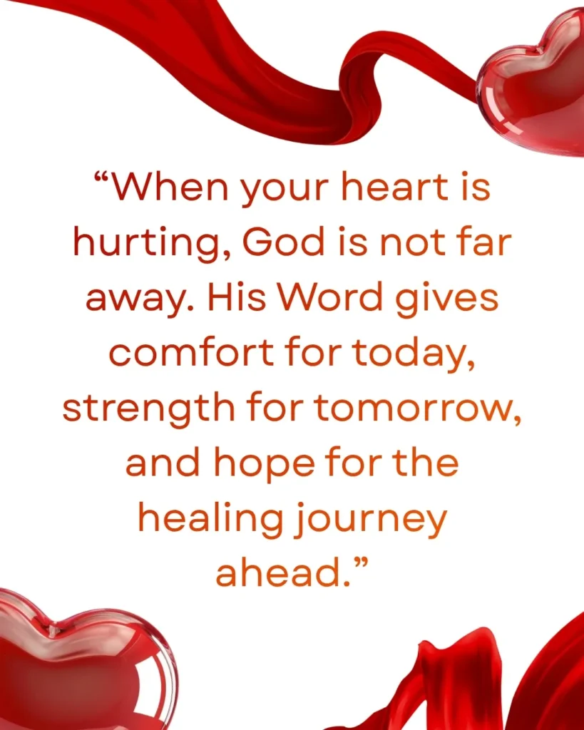 God's comfort and hope for healing during difficult times