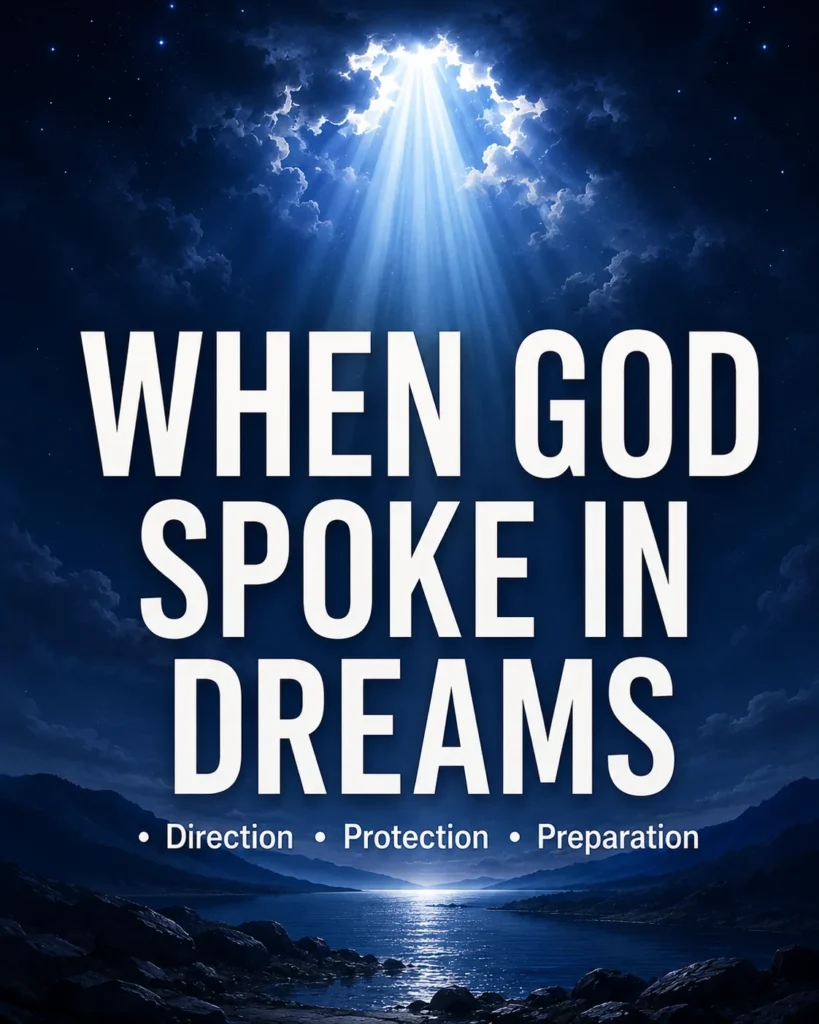 Biblical dreams showing God's direction, protection, and preparation through dreams What Does the Bible Say About Dreams