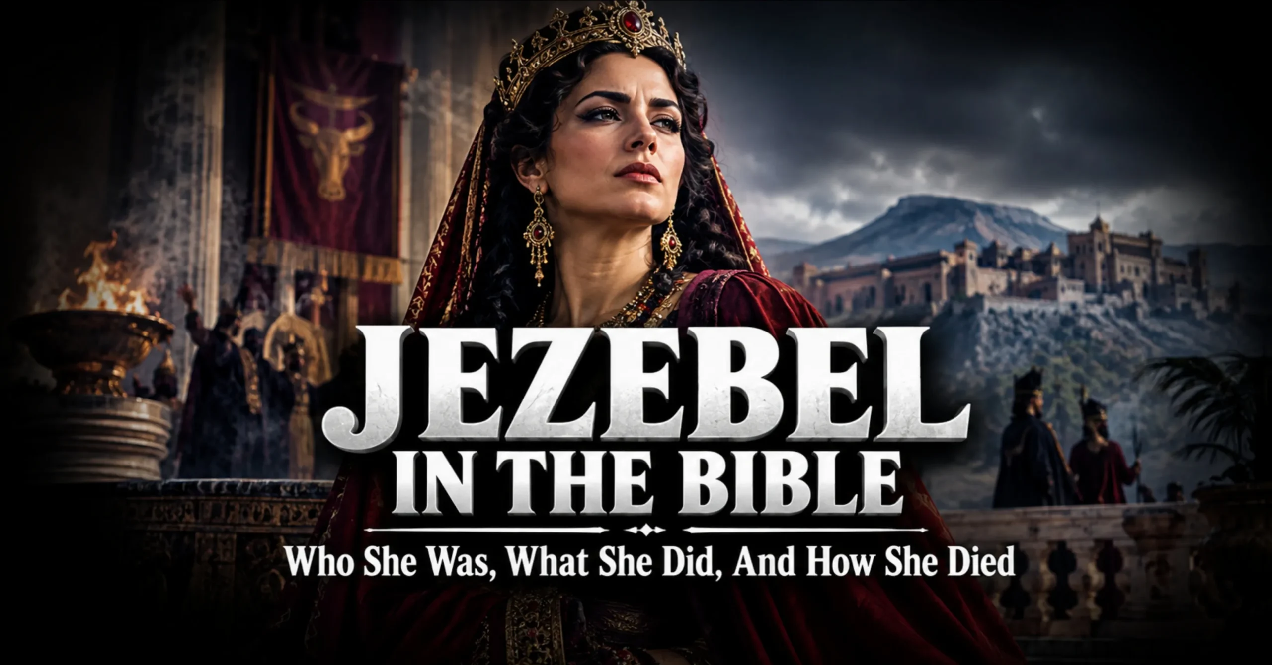 Jezebel in the Bible, Queen Jezebel with Ahab and Elijah