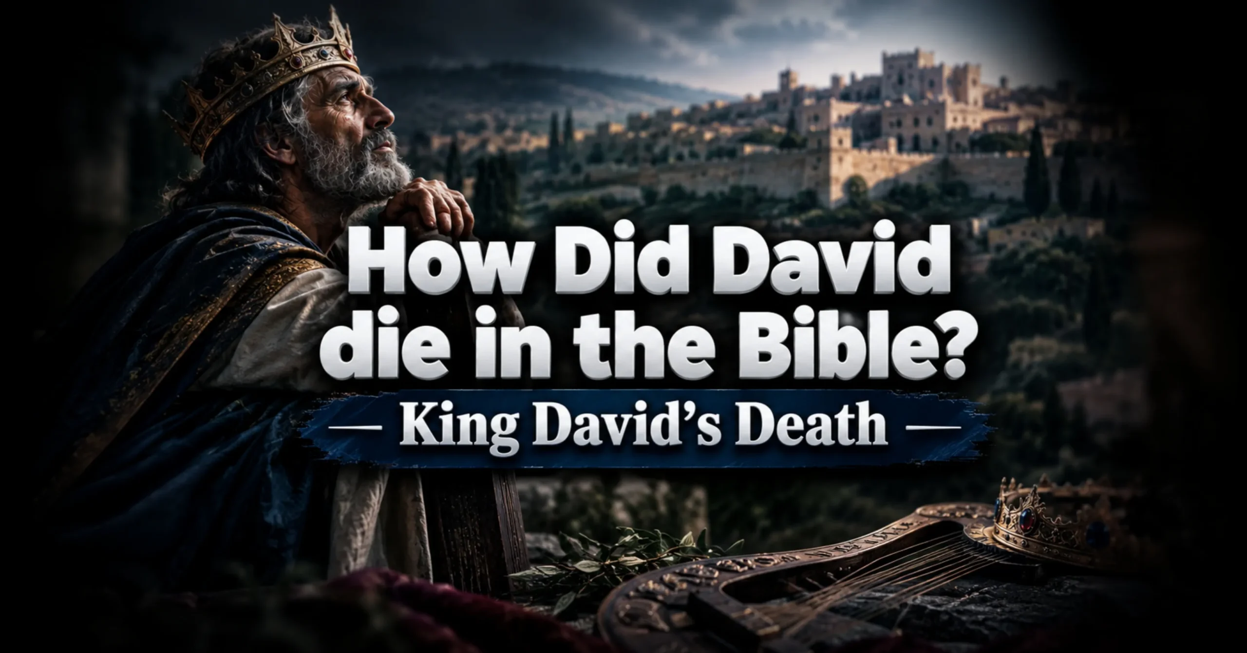 How did David die in the Bible? King David in his old age