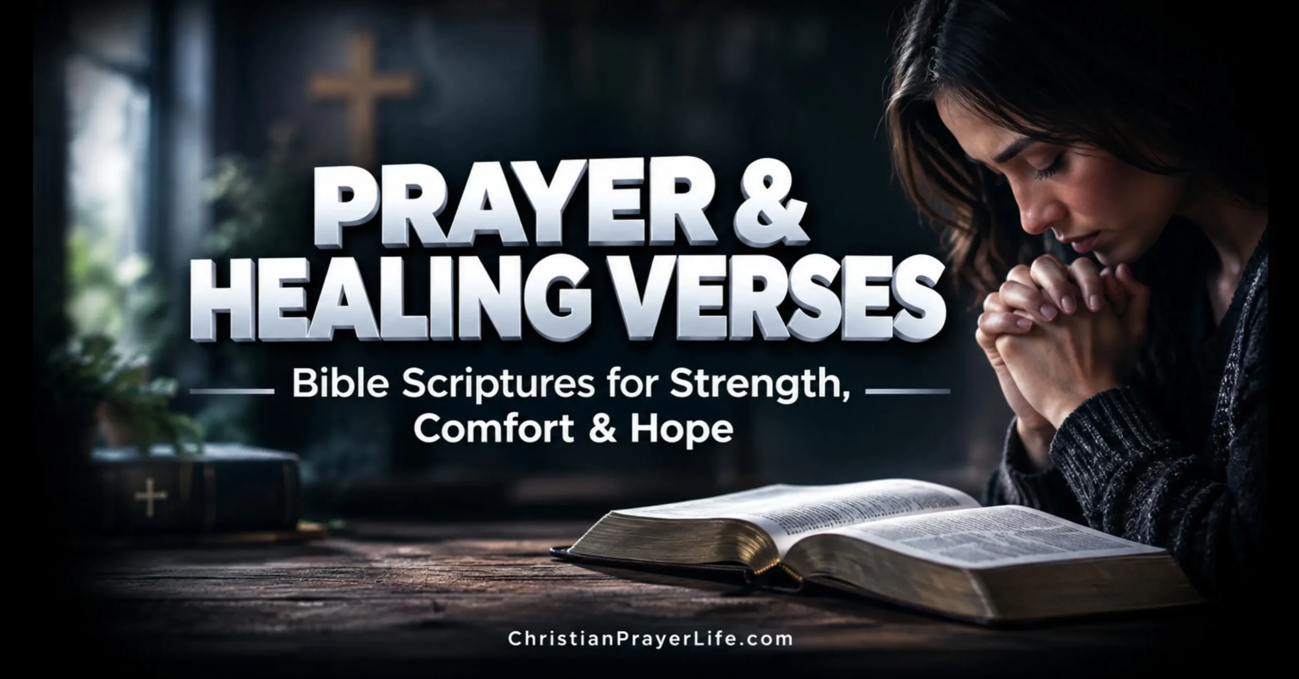 Prayer and healing verses from the Bible for strength and comfort