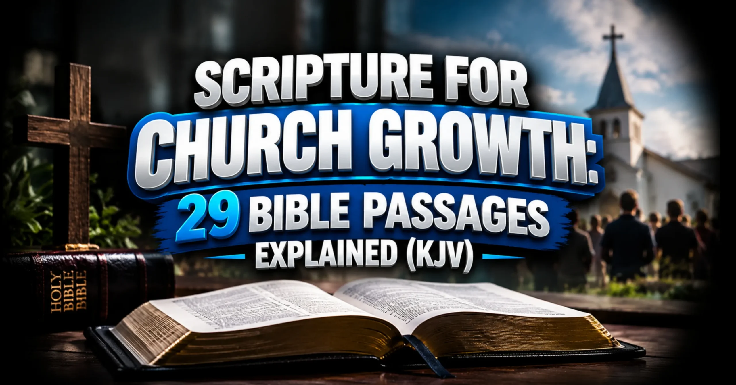 Scripture for church growth with Bible verses for unity, prayer, and discipleship