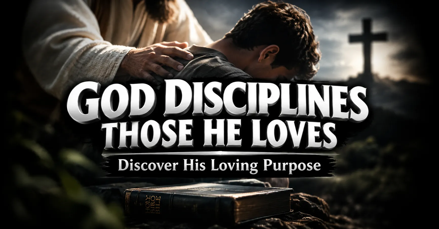 God Disciplines Those He Loves featured image showing a Christian seeking God's loving correction, guidance, and purpose through faith.